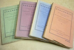 Giovanni Boccaccio - Dekameron I. až IV. díl. (1923)