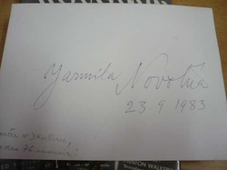 Jarmila Novotná - Byla jsem šťastná (1991) + FOTO s PODPISEM AUTORKY !!!