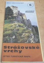 Strážovské vrchy. Letná turistická mapa (1986) mapa