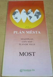 Most. Plán města (1996) mapa  