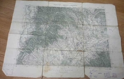 Topolčany a Bánovce n. Bebravou 1 : 75 000 (1930) mapa