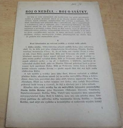 Boj o neděli. Boj o svátky (1946)