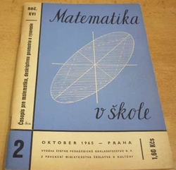 Matematika v škole č. 2. roč. XVI. (1965) slovensky