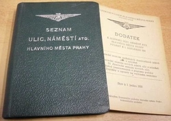 Seznam ulic, náměstí atd. Hlavního města Prahy (1951) + dodatek 1953