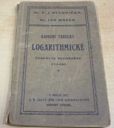 F. J. Studnička - Kapesní tabulky logarithmické (1927)