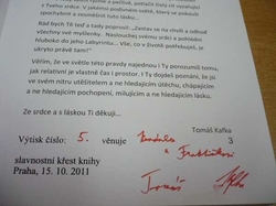 Tomáš Kafka - Láska je cesta (2011) PODPIS AUTORŮ !!!