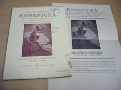 Amalie Kožmínová - Konopická. Hra se zpěvy a tanci (1932) PODPIS AUTORKY !!!