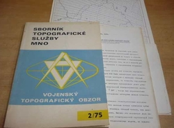 Vladimír Vahala - Sborník topografické služby MNO 2/75 (1975) + přílohy a mapy