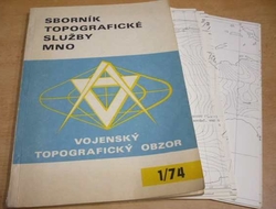 Vladimír Vahala - Sborník topografické služby MNO 1/74 (1974) + přílohy a mapy - kopie