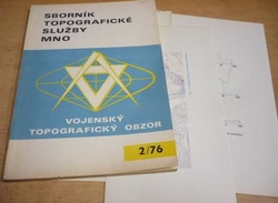 Vladimír Vahala - Sborník topografické služby MNO 2/76 (1976) + přílohy a mapy  