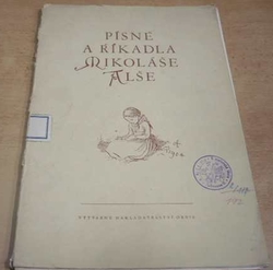Písně a říkadla Mikoláše Alše (1952)