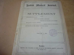 The Medical Journal. Supplement. Volume I. 1914 (1914) anglicky 