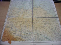 Mapa. Část Polska okolo Sarny + část Ukrajiny Lwow a Žytomyr. 1: 100 000 (1929)