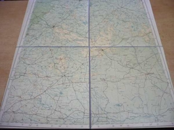 Mapa. Mjensk. Babrujsk a okolí 1: 100 000 (1931)