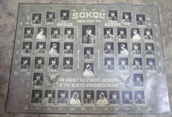 Tablo.  SOKOL 1926. 40. výročí jednoty a VIII. Slet všesokolský (1926)