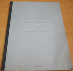 Příruční slovník filmové terminologie Německo - Český (1969) samizdat
