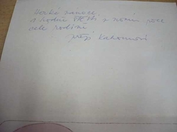 P. F. 1980 Kahoun/Přání Kahounových