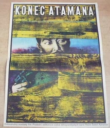 Filmový plakát - Konec Atamana. Film SSSR.  (1971)