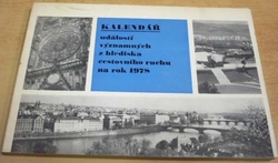 Kalendář událostí významných z hlediska cestovního ruchu na rok 1978 (1977)