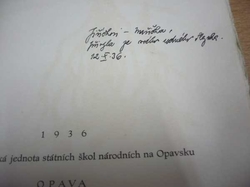 Josef Kudělka - Od Pradědu k Lysé Hoře (1936) PODPISY AUTORU !!!