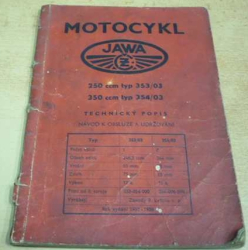 Motocykl Jawa 250 a 350 ccm. Technický popis (1956)