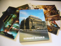Národní divadlo - soubor 17 volných listů fotografií 