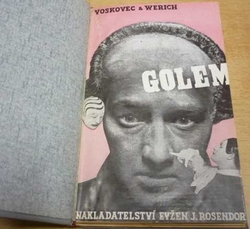 Voskovec & Werich - GOLEM (1926) PODPISY WERICH a VOSKOVEC !!!