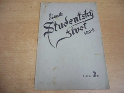 Studentský život 1937-8, ročník I. číslo 2. Studentské sdružení vzdělávací v Boskovicích (1937)
