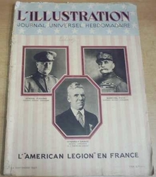 L´ILLUSTRATION  Septembre 1927 (1927) francouzsky  