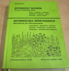 Rudolf Rada - Botanický slovník rostlinných jmen česko-latinsko-německý, latinsko-český rejstřík (1998)