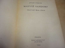 KOD - 3 - Jules Verne - Matyáš Sandorf (Nový hrabě Monte Christo) (1954)
