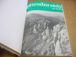 PŘÍRODNÍ VĚDY ve škole - 40.roč. 1988-1989 č. 1 - 10 (svázaný časopis)