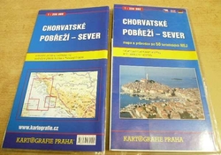 Corvatské pobřeží -Sever 1 : 250 000 (2008) + mapa