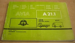 AVIA. AVIA 21.1. Katalog náhradních dílů (1990) šestijazyčná