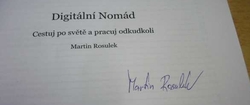Martin Rosulek - Digitální nomád (2016) PODPIS AUTORA !!!