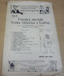 K. Šindelář - Panský skoták Vojta Střecha z Lužné (1925) noty