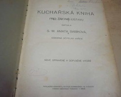 S. M. Amata Babíková - Kuchařská kniha pro žákyně ústavu (1927)