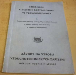 Směrnice k zajištění rozvoje oboru ve vzduchotechnice I. (1960)