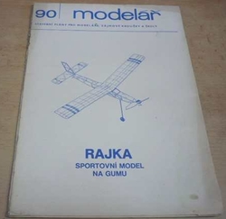 MODELÁŘ 90.RAJKA. Sportovní model na gumu (1981)