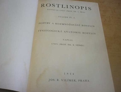 Bohumil Němec - Rostlinopis 2. Svazek IV. (1944)
