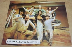 M. Mirvald - Hvězda padá vzhůru. Film ČR (1974) plakát