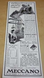 Starý reklamní leták MECCANO