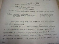 Sbírka zákonů a nařízení státu československého 22. června 1921 + příklady justičních rozhodnutí z padesátých let 