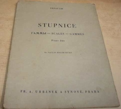 Václav Holzknecht - Stupnice. Piano 2ms (1947) noty