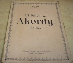 Vl. Polívka - Akordy. Pro klavír (1943) noty