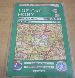 Lužické hory 1 : 50 000 (1992) mapa  