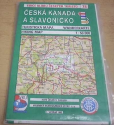 Česká Kanada a Slavonicko  1 : 50 000 (1992) mapa