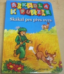 Skákal pes přes oves. Říkadla s PUZZLE (2016) leporelo