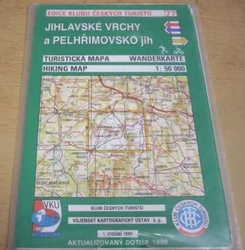 Jihlavské vrchy a Pelhřimovsko - jih 1 : 50 000 (1995) mapa  