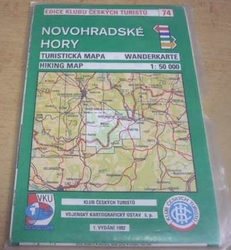 Novohradské hory 1 : 50 000 (1992) mapa